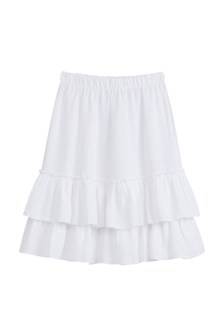 Frilla linen skirt, white