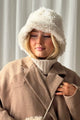 Furry hattu, offwhite