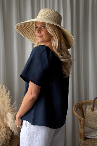 Galilea pellavapaita, navy