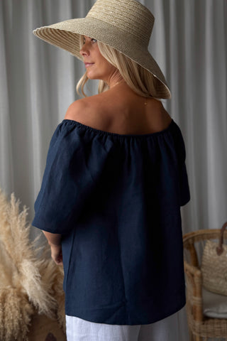 Galilea pellavapaita, navy