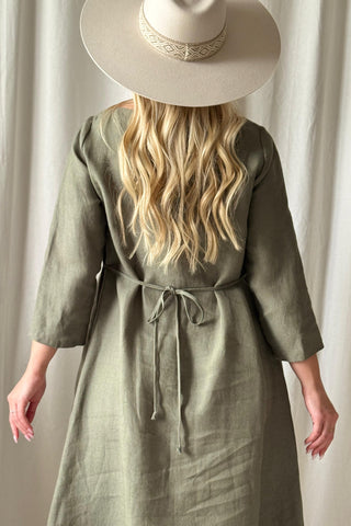 Gisela pellavamekko, camo