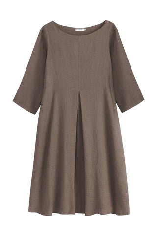 Gisela pellavamekko, coffee