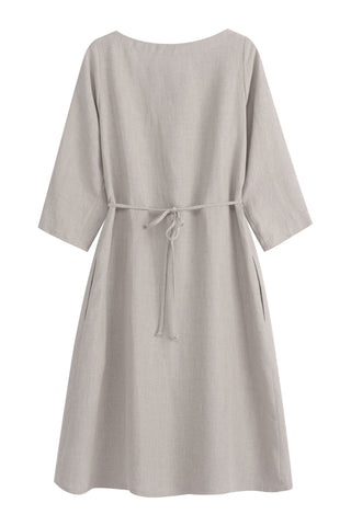 Gisela pellavamekko, natural