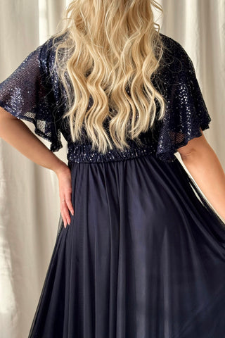 Glory paljettimekko, midnight blue