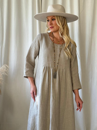 Grace pellavamekko, natural