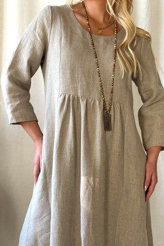 Grace pellavamekko, natural