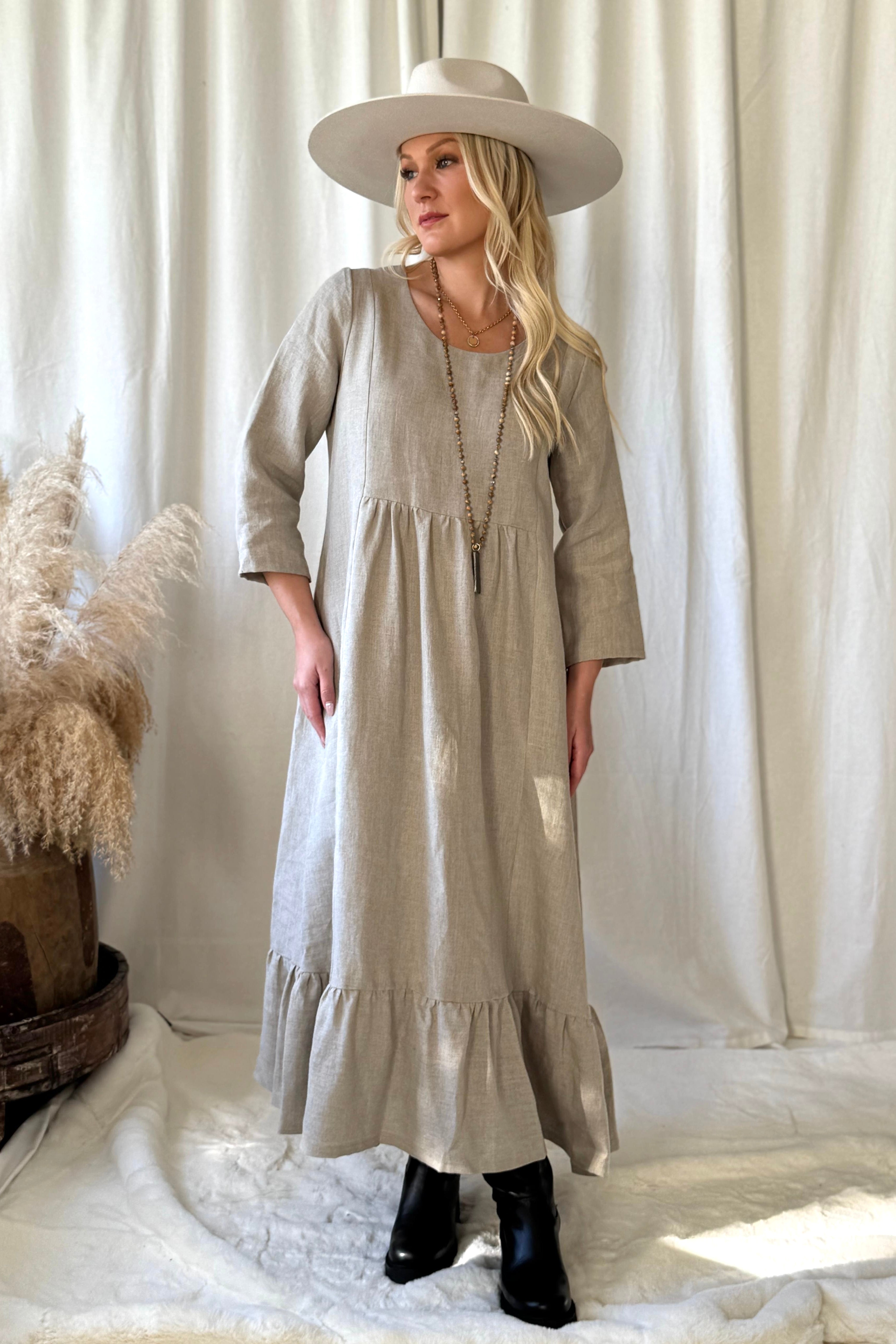 gracie linen dress Gracie Linen Dress
