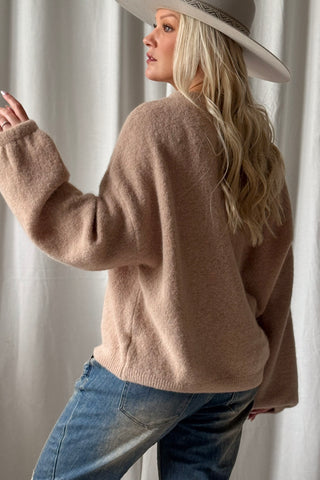 Gretta alpakkaneule, beige