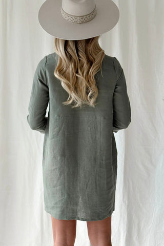 Happiness pellavatunika, camo