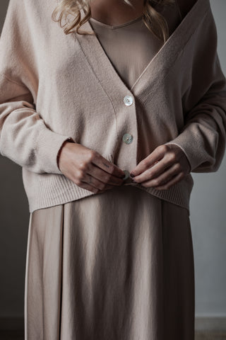 Harmonia neuletakki, beige