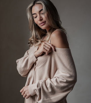 Harmonia neuletakki, beige