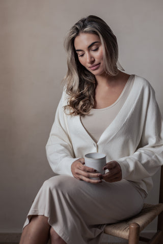 Harmonia cardigan, off white