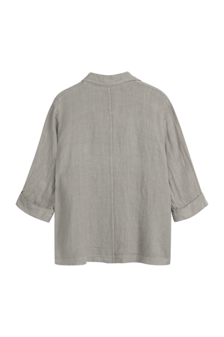 Haylee linen blazer, taupe