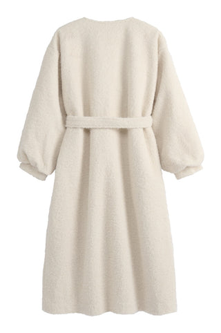 Hermione takki, luonnonvalkoinen