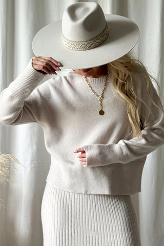 Honeybun jumper, light beige