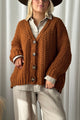 Hygge cardigan, cinnamon