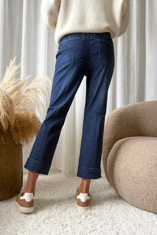 Igor stretch jeans, fjord navy