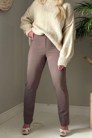 Ina Stretch housut, taupe