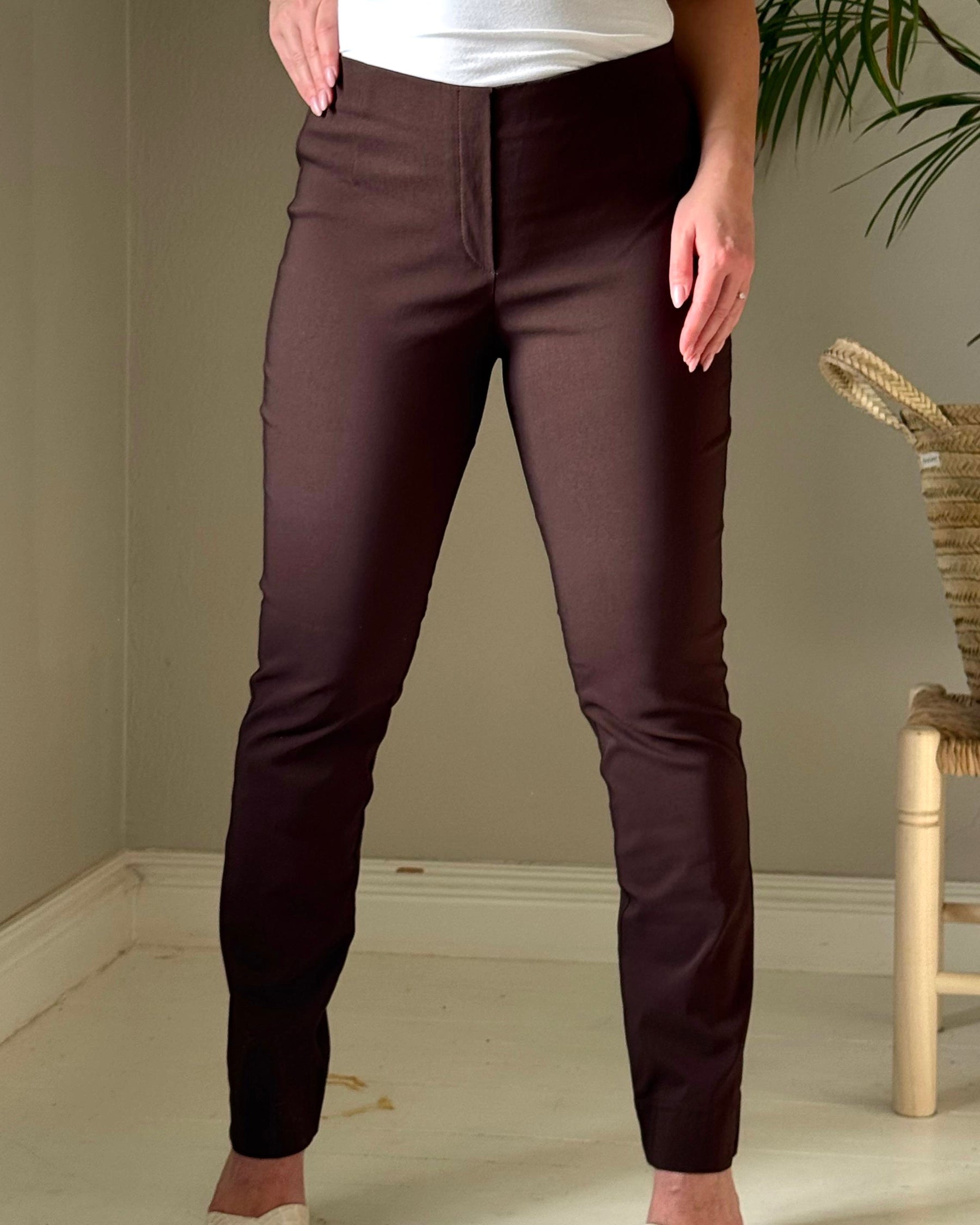 Ina Stretch housut, toffee – BYPIAS