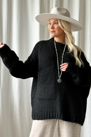 Isabella neule, musta