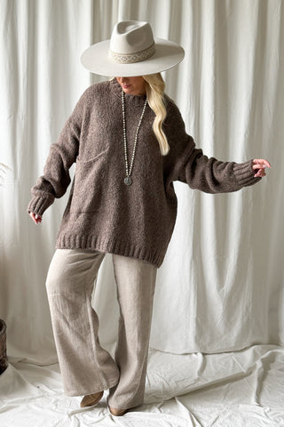 Isabella neule, taupe