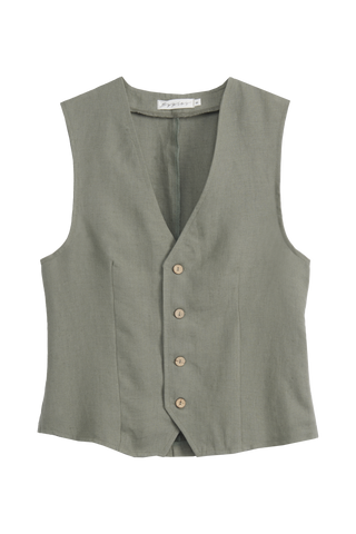 Jess pellavaliivi, camo vihreä