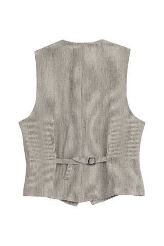 Jess pellavaliivi, pinstripe