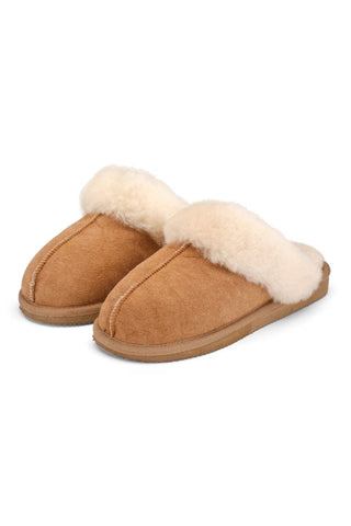 Jessica slippers, chestnut