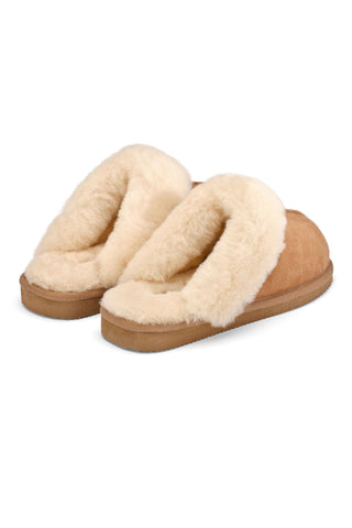 Jessica slippers, chestnut