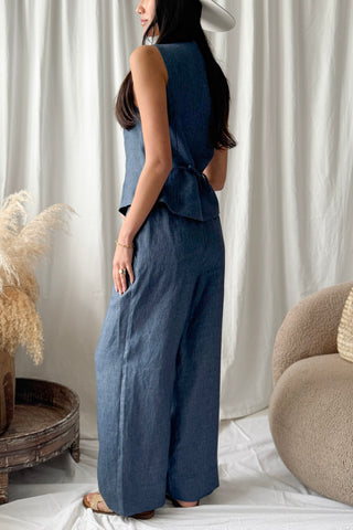 Jessica pellavaliivi, denim stripe