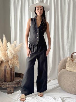 Jessica pellavaliivi, musta