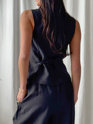 Jessica pellavaliivi, musta