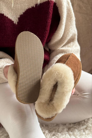 Jessica slippers, chestnut