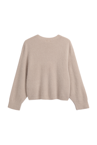 Joanne alpaca jumper, beige
