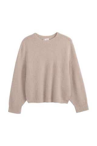 Joanne alpaca jumper, beige