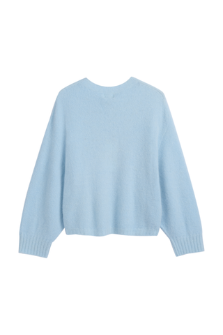 Joanne alpaca jumper, light blue