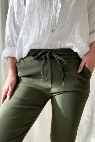 Bengaline joggerit, oliivi