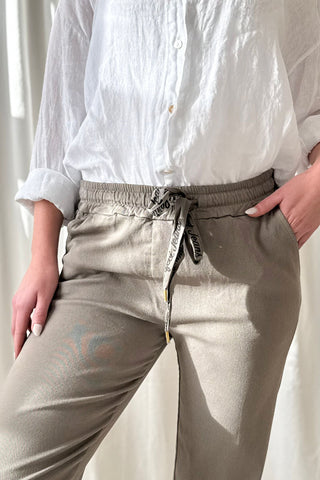 Bengaline joggerit long, taupe