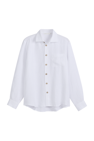 John linen shirt, white