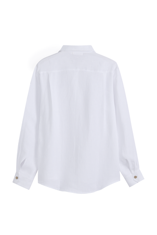 John linen shirt, white