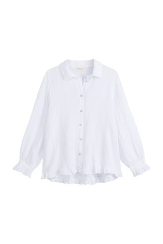 Juniee pellavapaita, valkoinen