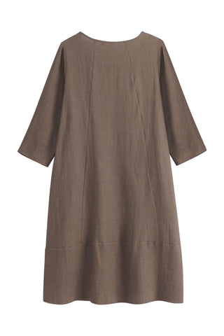 Kairin pellavamekko, coffee