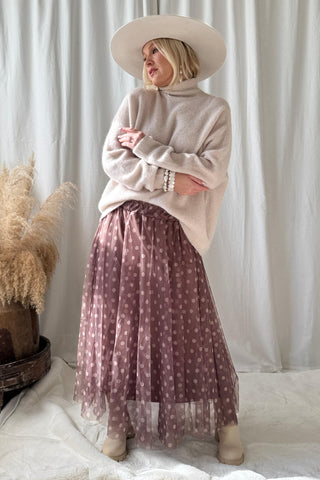 Katarine alpakka pooloneule, hiekka