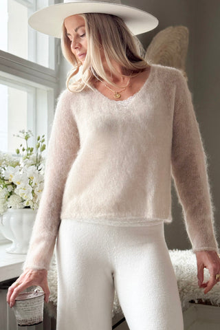 Kindness mohairneule, beige