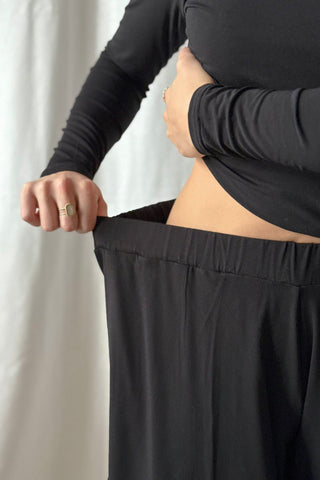 Bamboo Lace shortsit, musta