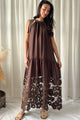 La Femme dress, coffee 