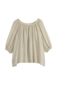 Lily linen top, sand