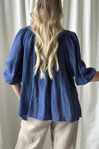 Lily pellavapaita, royal blue