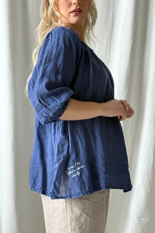 Lily pellavapaita, royal blue