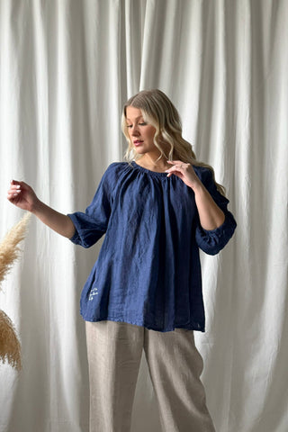 Lily pellavapaita, royal blue